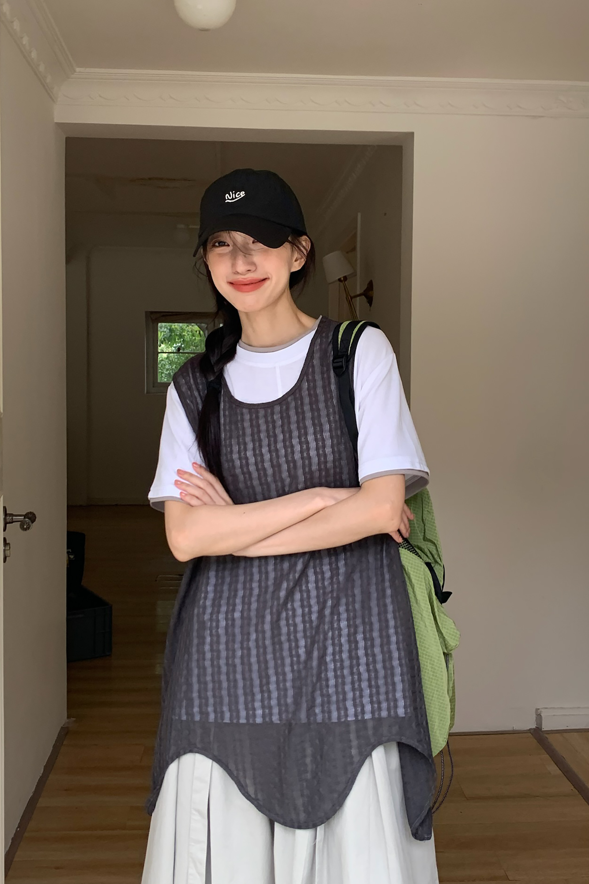 April｜不規則小紋理背心 3色