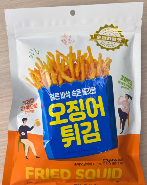 SM143 原味炸魷魚絲脆脆120g**到期日:2026/10