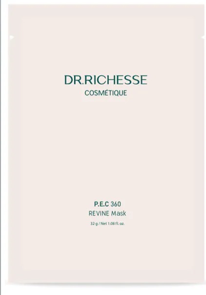 (7243)【多件優惠】DR.RICHESSE P.E.C360煥活修護面膜32g × 5片/盒