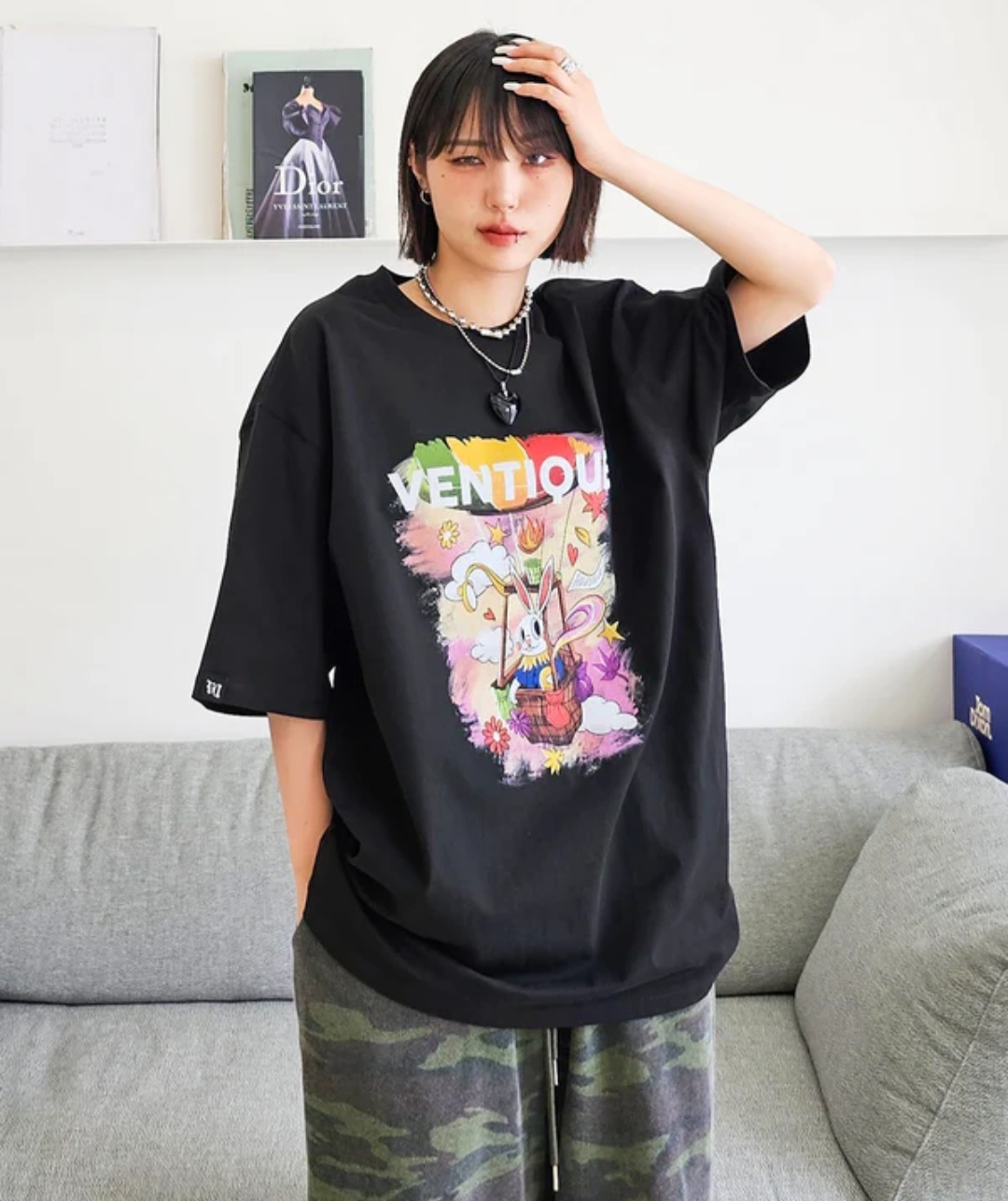 現貨 KR 韓國 VENTIQUE 兔仔TEE （FE336)