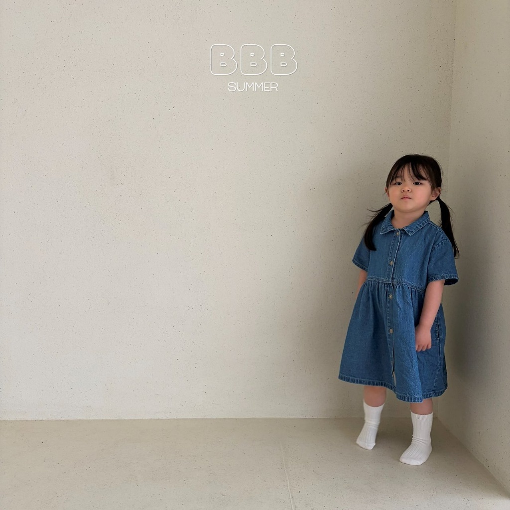 正韓夏bella_bambina 個性單寧洋裝