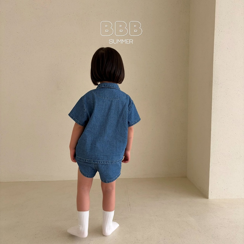 正韓夏bella_bambina 個性單寧上衣