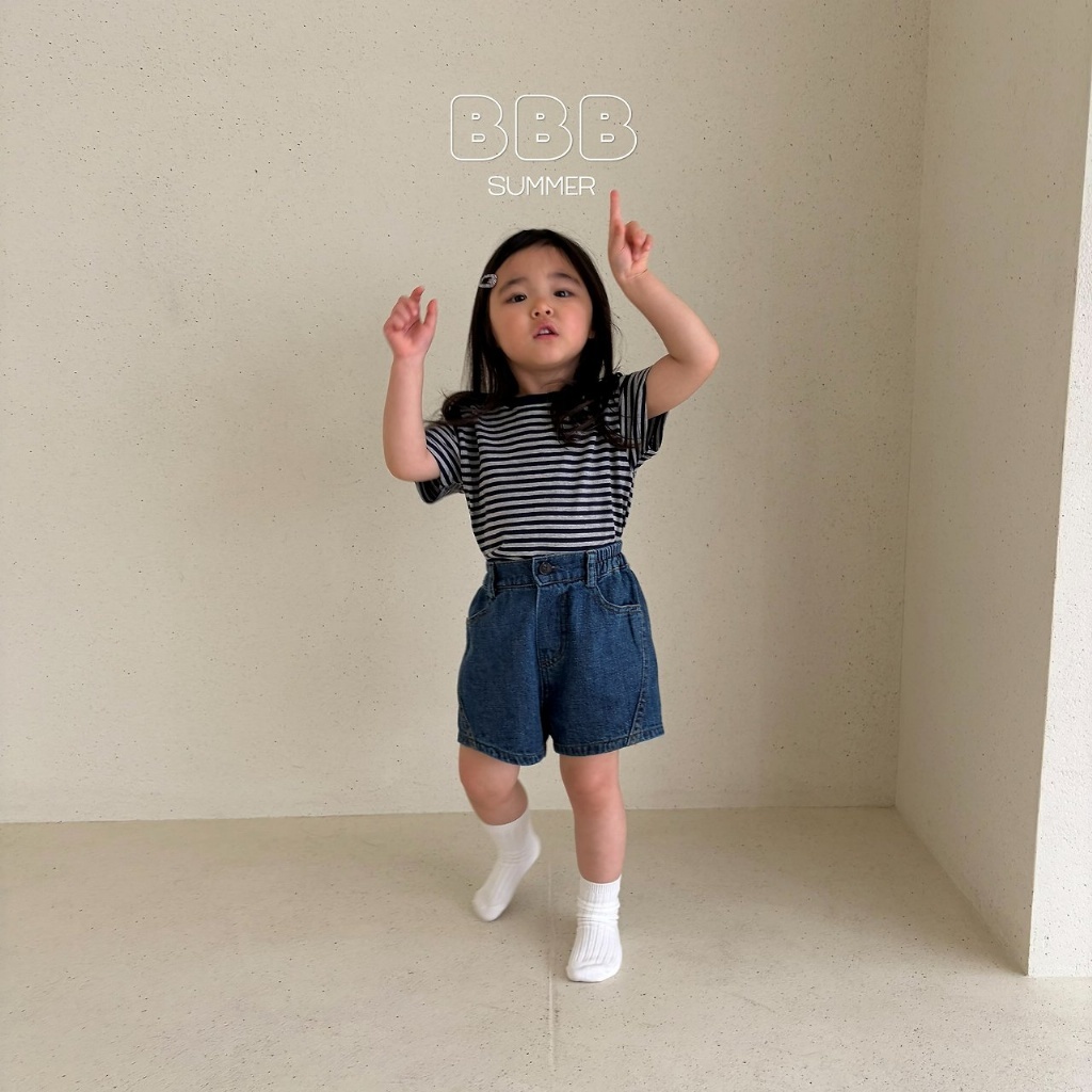 正韓夏bella_bambina 極簡身單寧牛仔褲