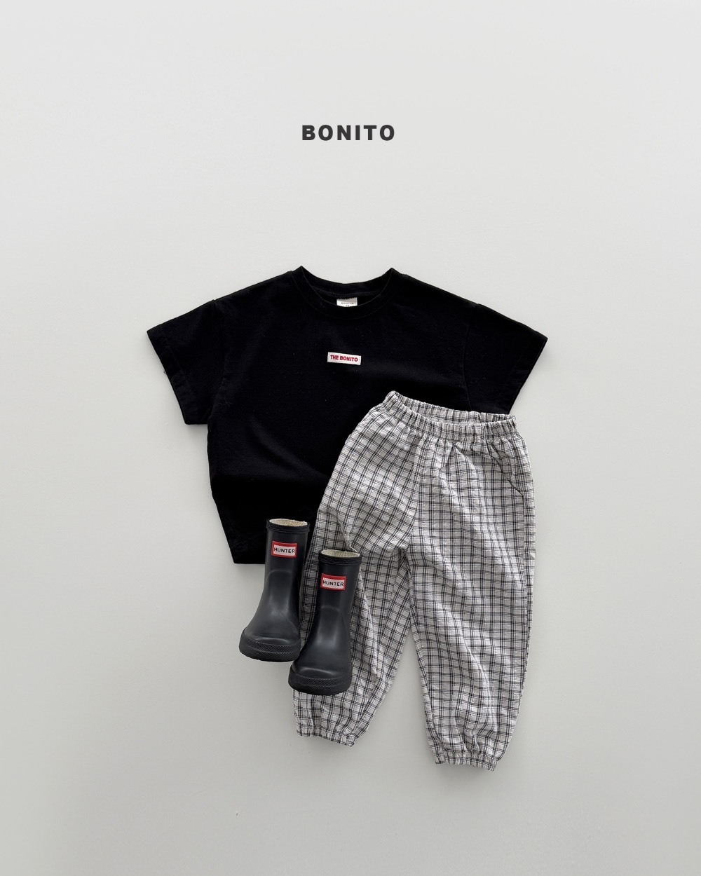 Bonito 夏季格紋縮口褲 / 4色
