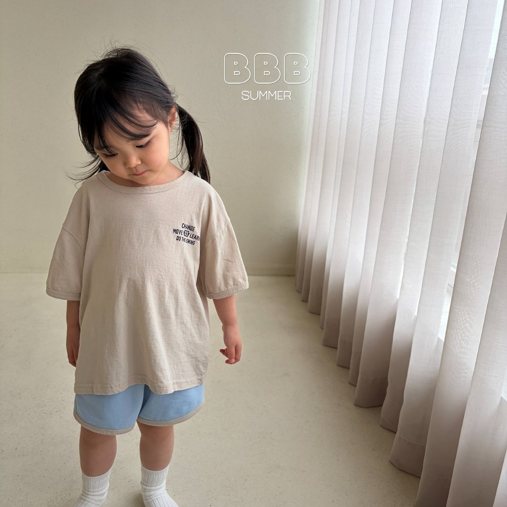 正韓夏bella_bambina 四色撞色棉短褲