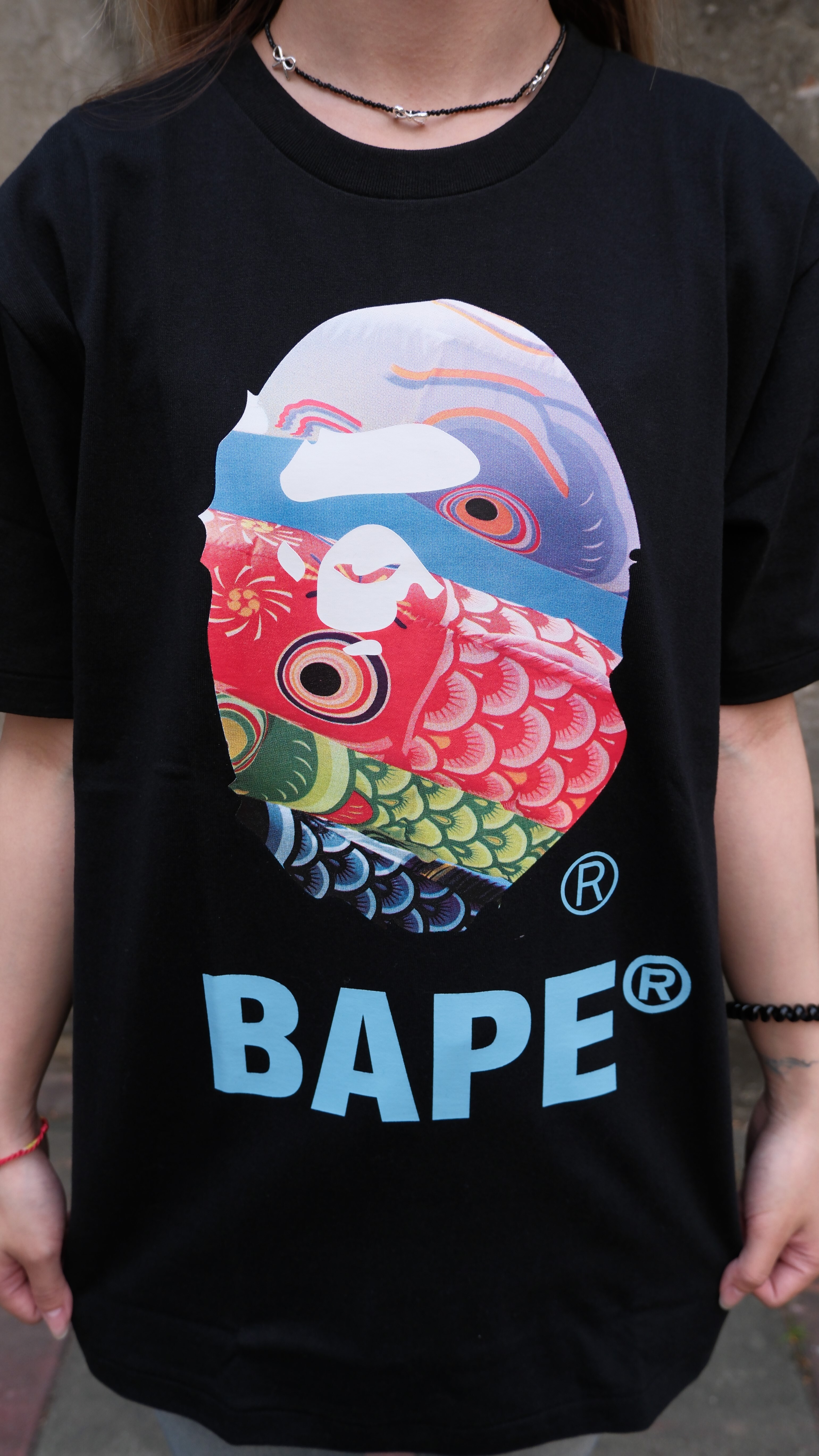 BAPE 兒童節限定 鯉魚 猿人 短Tee 1M20110015