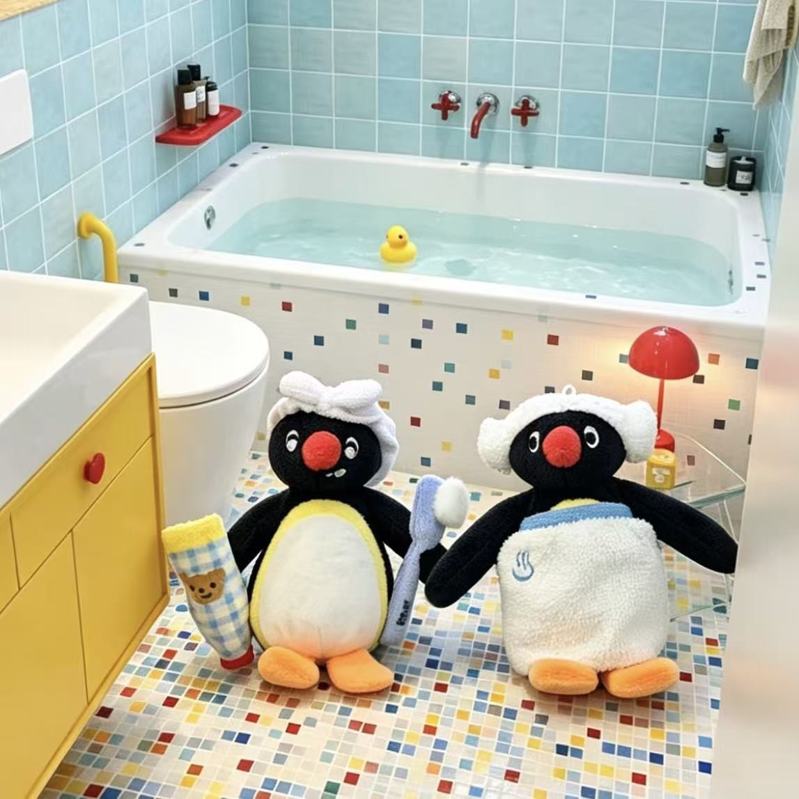 PINGU 企鵝家族 家居系列 吊飾玩偶
