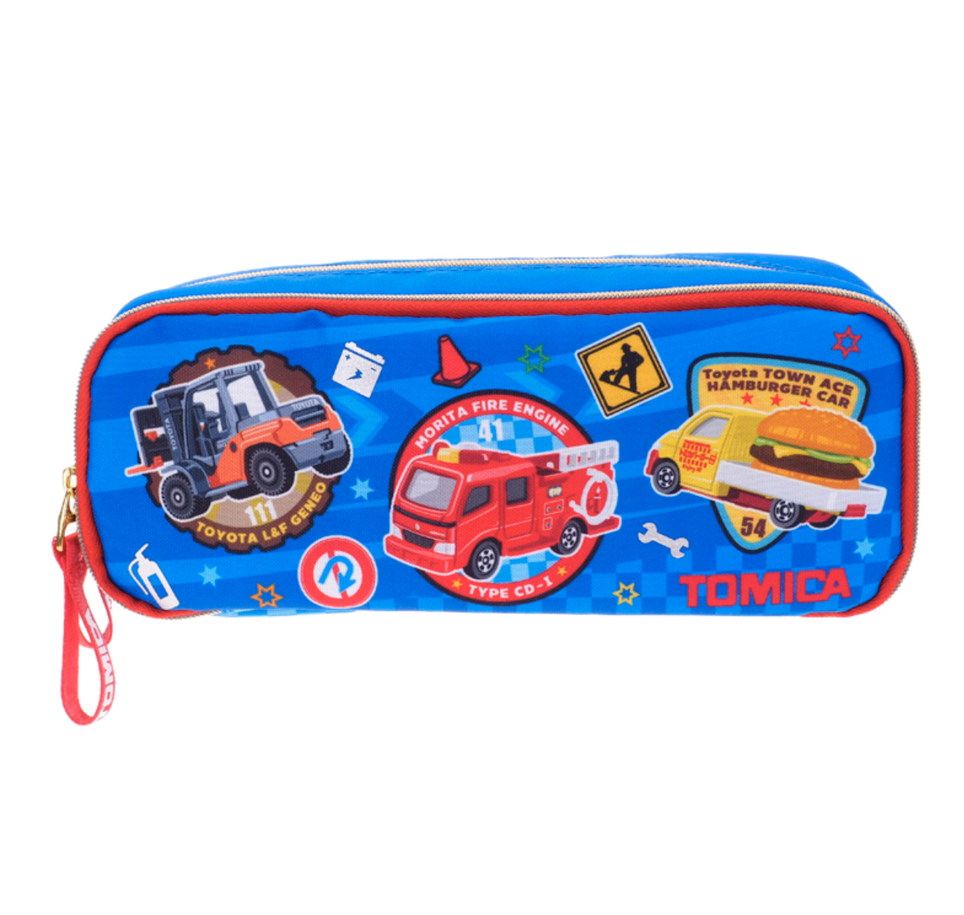 Tomica 雙拉鏈筆袋 TM-7462-2