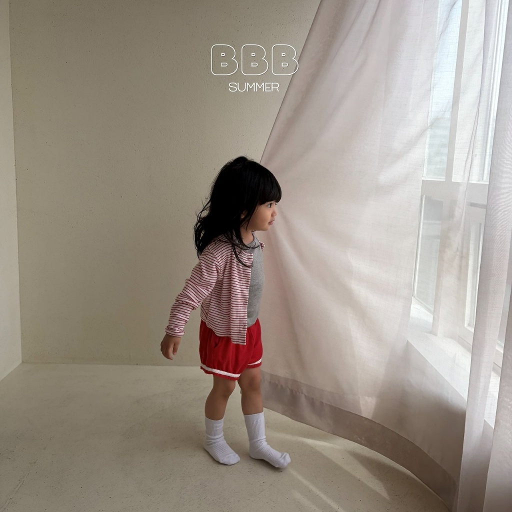 正韓夏bella_bambina 兩色細條紋防曬外套/冷氣房外套
