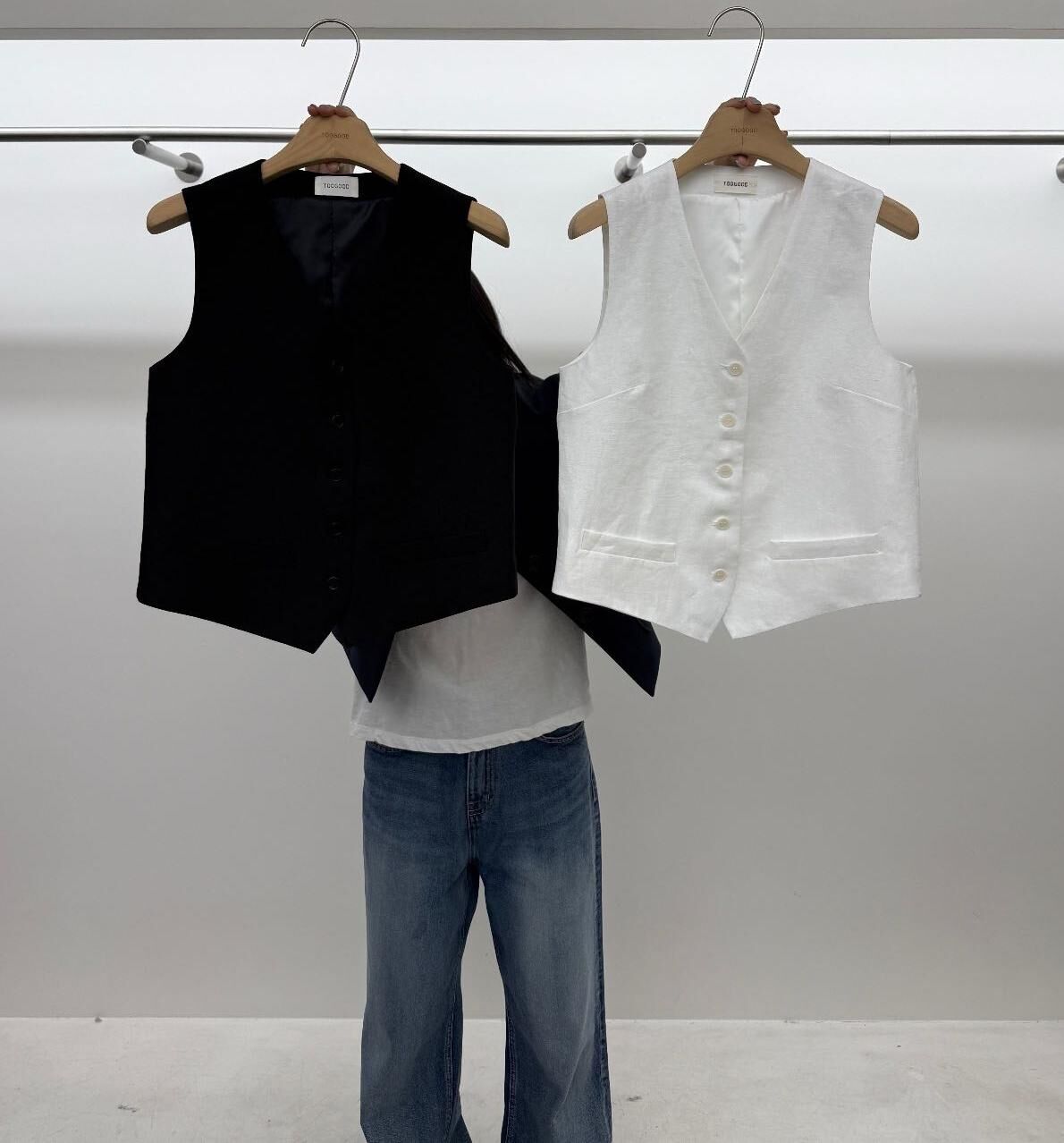 TG6101 亞麻材質馬甲西裝背心