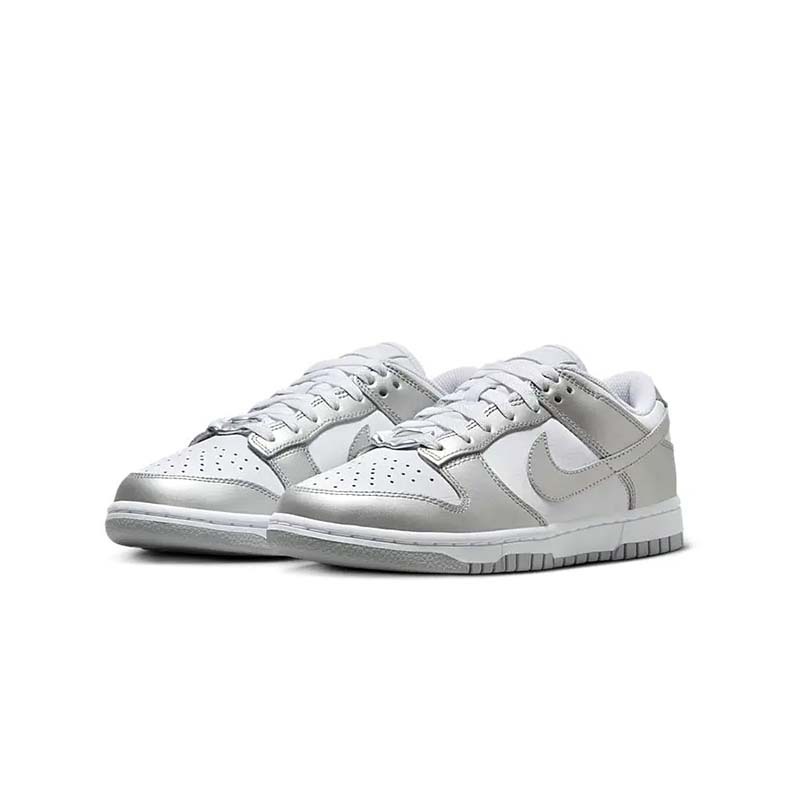 Nike Dunk Low "Metallic Silver" W 金屬銀色 白色 復古 休閒鞋 女鞋 FV1311-100 [台灣現貨]