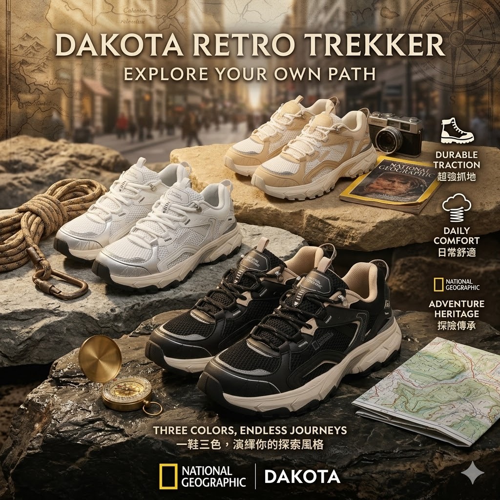 【預購】National Geographic WKR042910 老爹鞋