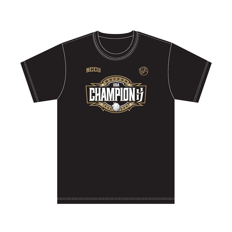 WORLDPEACE x NCCU 政大雄鷹聯名 2026冠軍短袖上衣 黑色 男女款 NCWP-07 [預購商品]