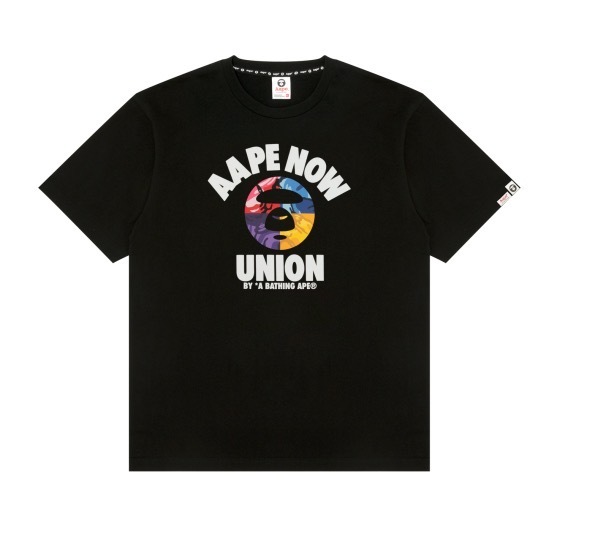 AAPE 彩色猿猴 短袖上衣 短T