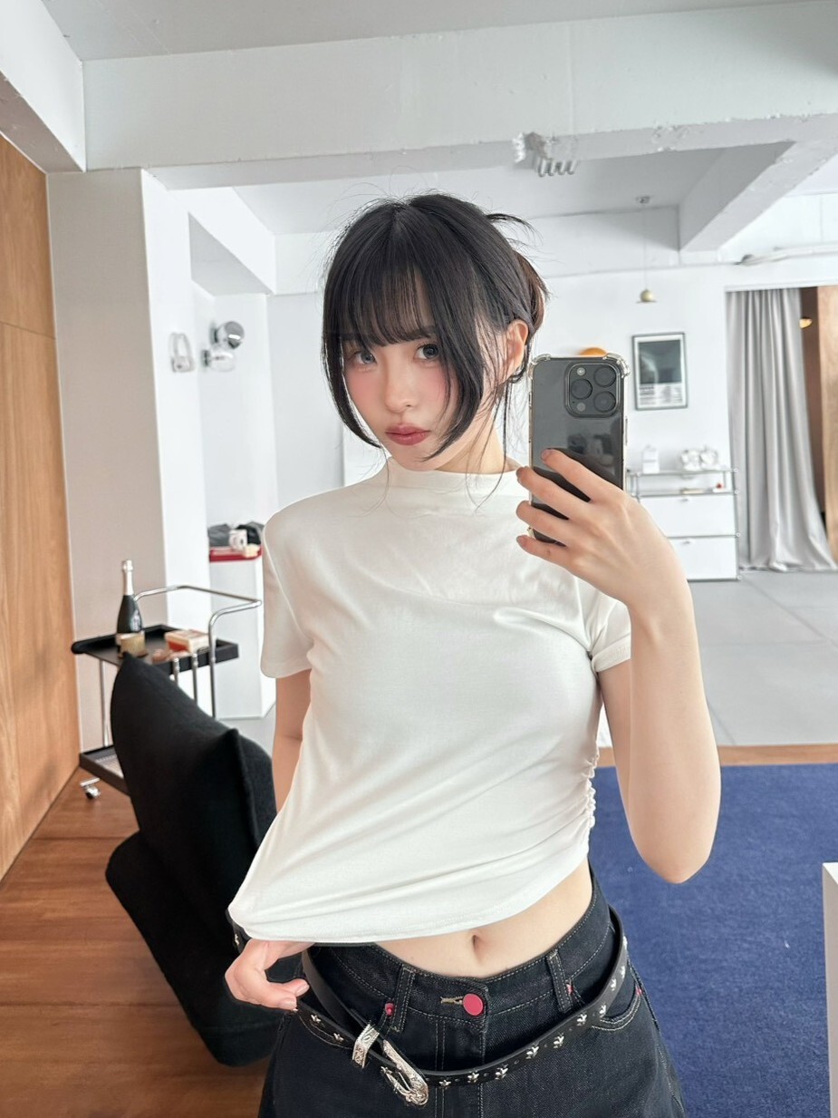 無限回購2.0 立領收腰薄款短袖上衣