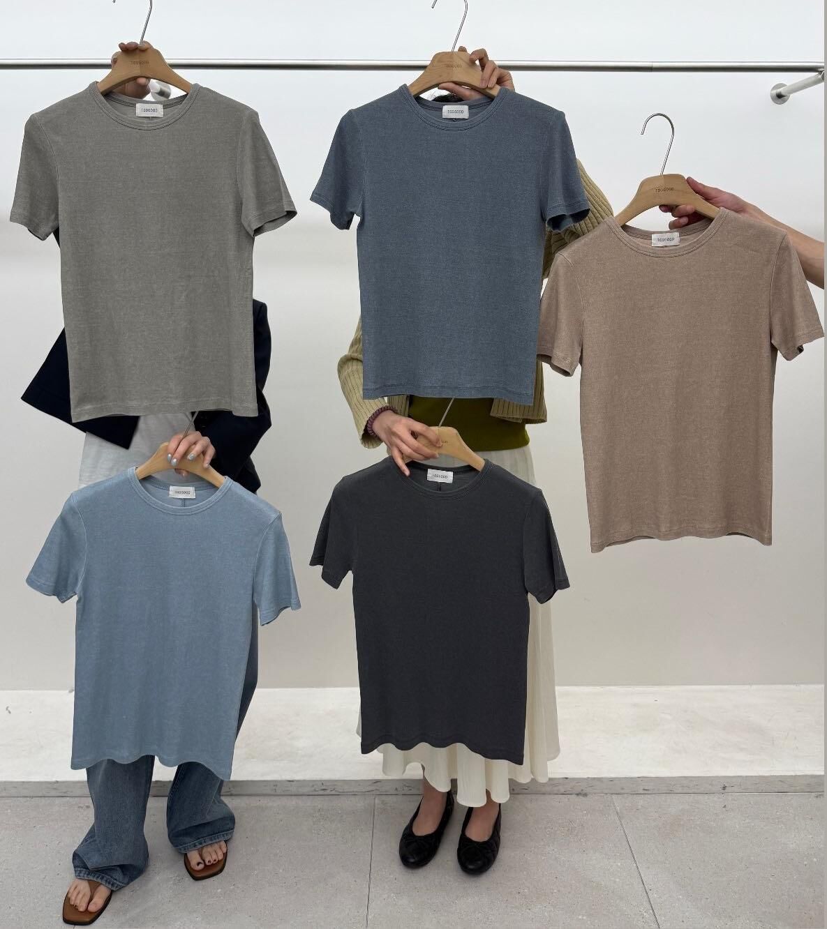 TG6107 日常百搭淨色Tee