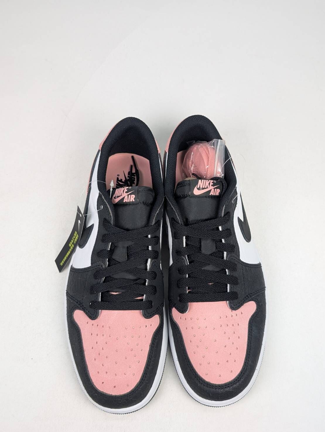 微瑕疵-左腳外側輕微泛黃 CZ0790-061 M10 Air Jordan 1 Low OG " Bleached Coral " 珊瑚粉 男款