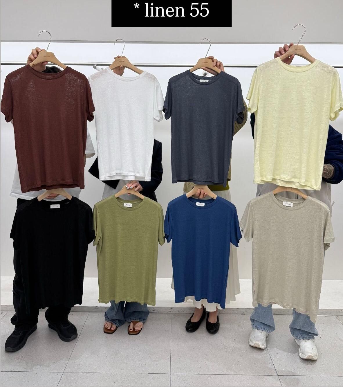 TG6109 亞麻混紡舒適Tee *優惠碼不適用*