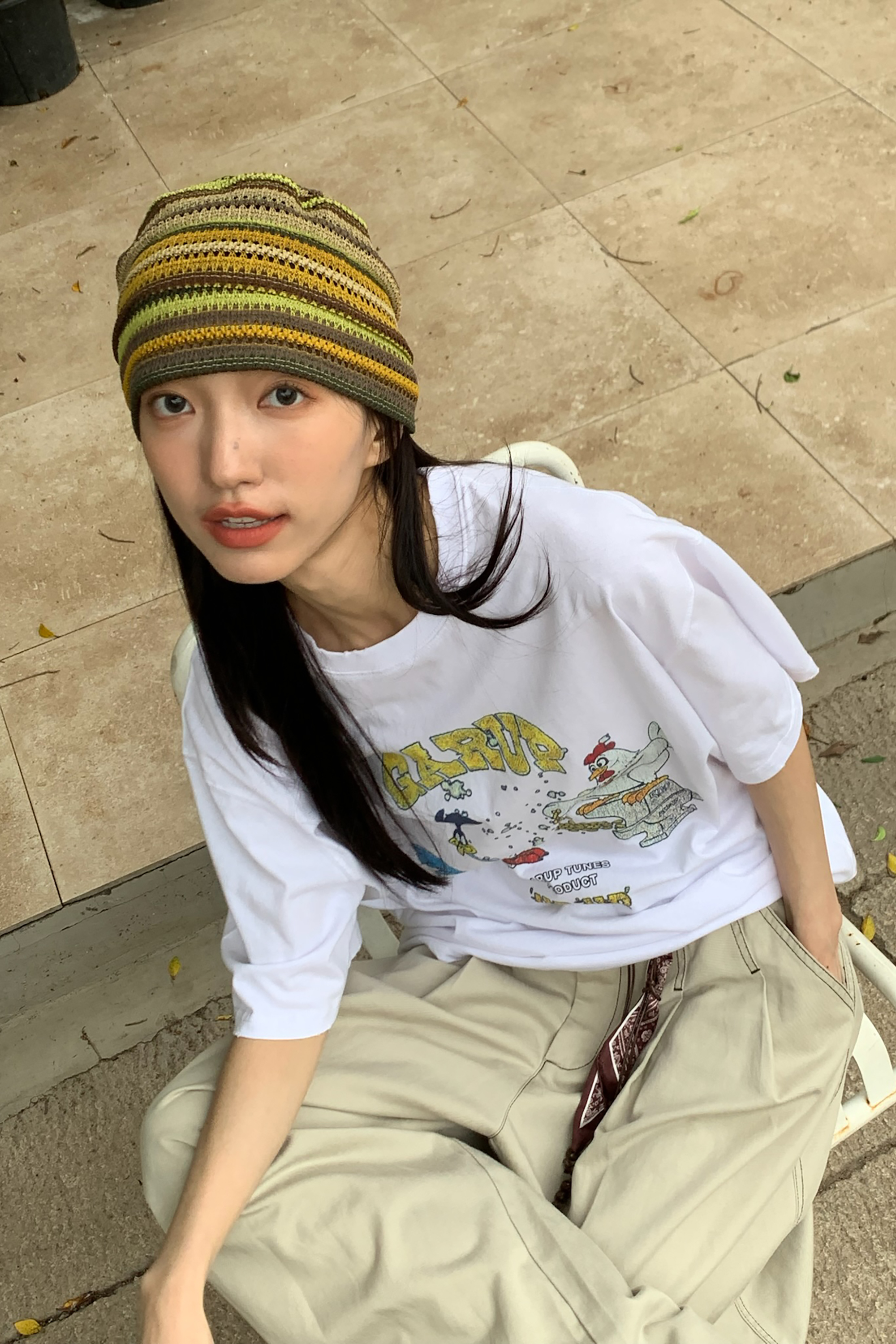 April｜美式復古印花短t 3色