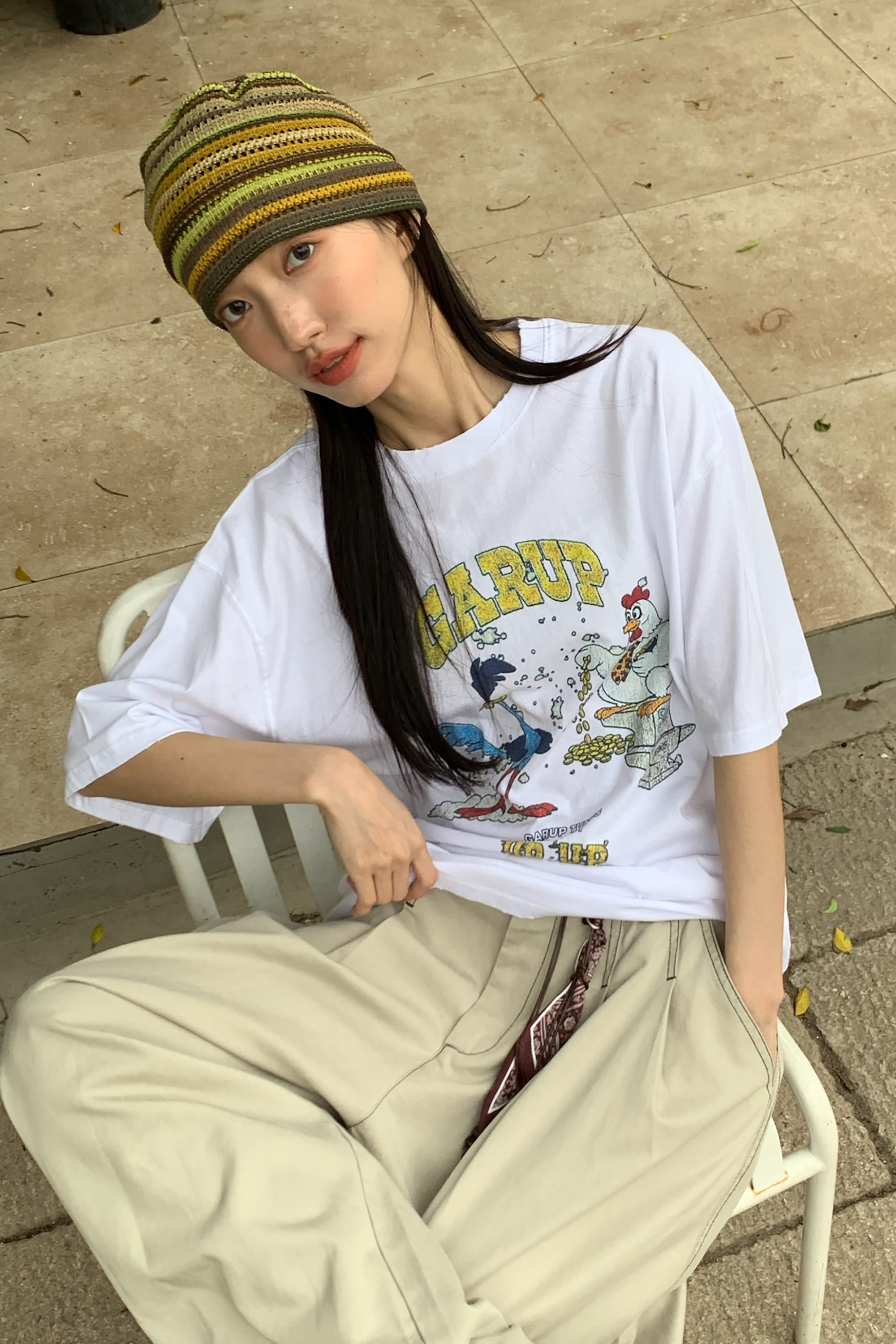 April｜美式復古印花短t 3色