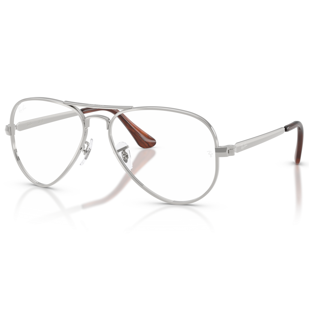 【RayBan】RB3925V 2501-58mm 飛行員光學眼鏡(銀)
