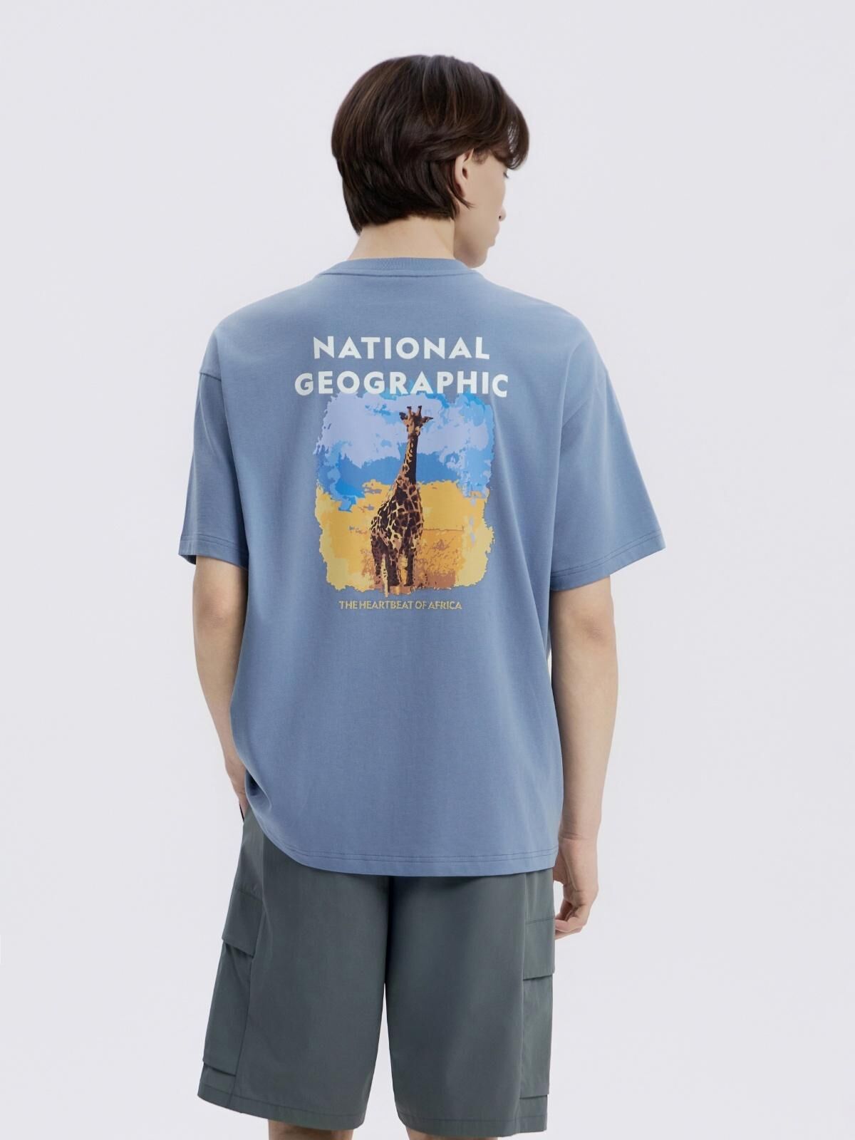 【預購】National Geographic WKR042915 Ratel 非洲動物寬鬆短袖上衣