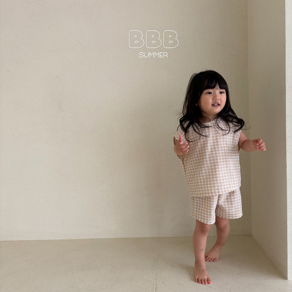 正韓夏bella_bambina 三色小方塊背心套裝