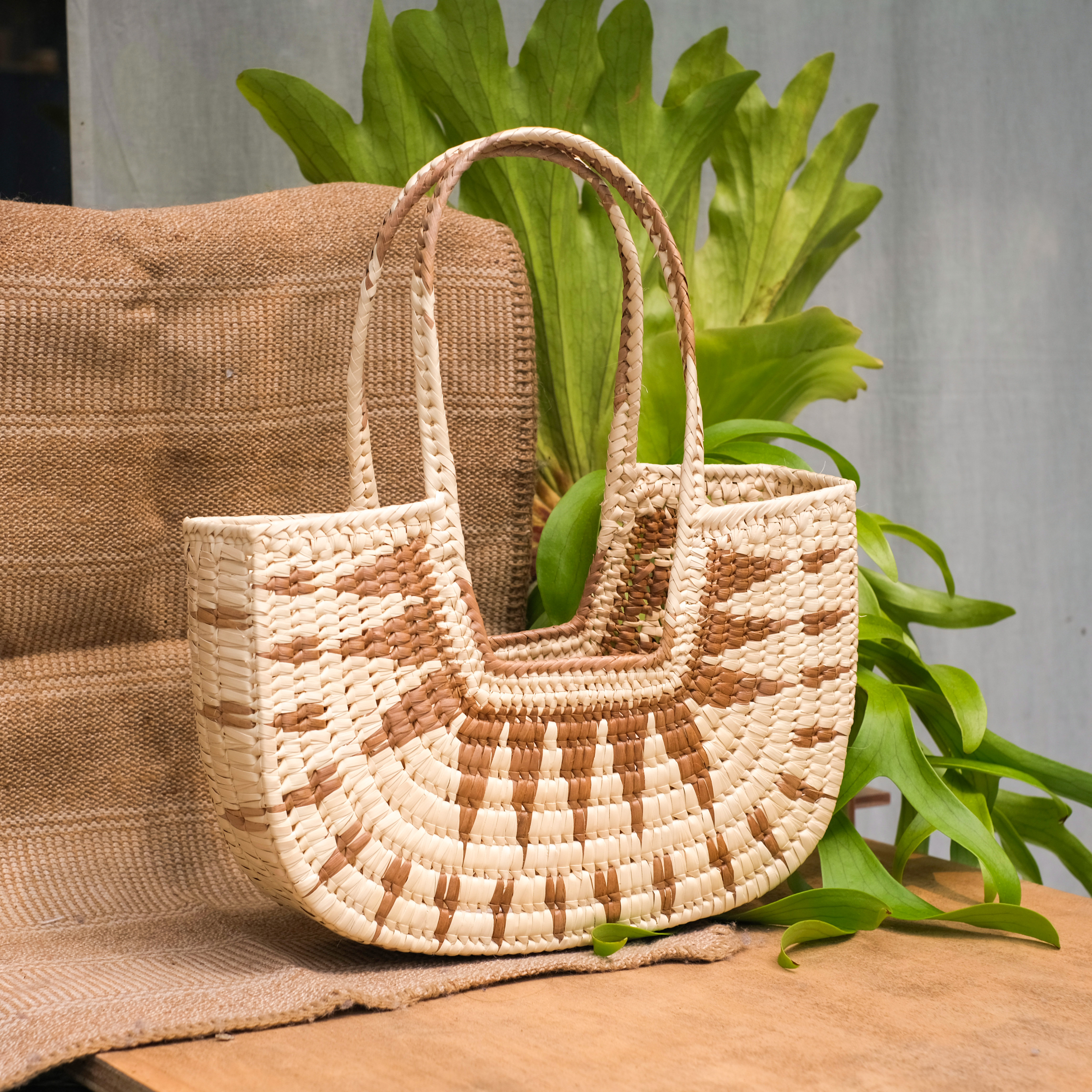 馬雅草編工藝｜方提袋 － Tenango｜瓜地馬拉