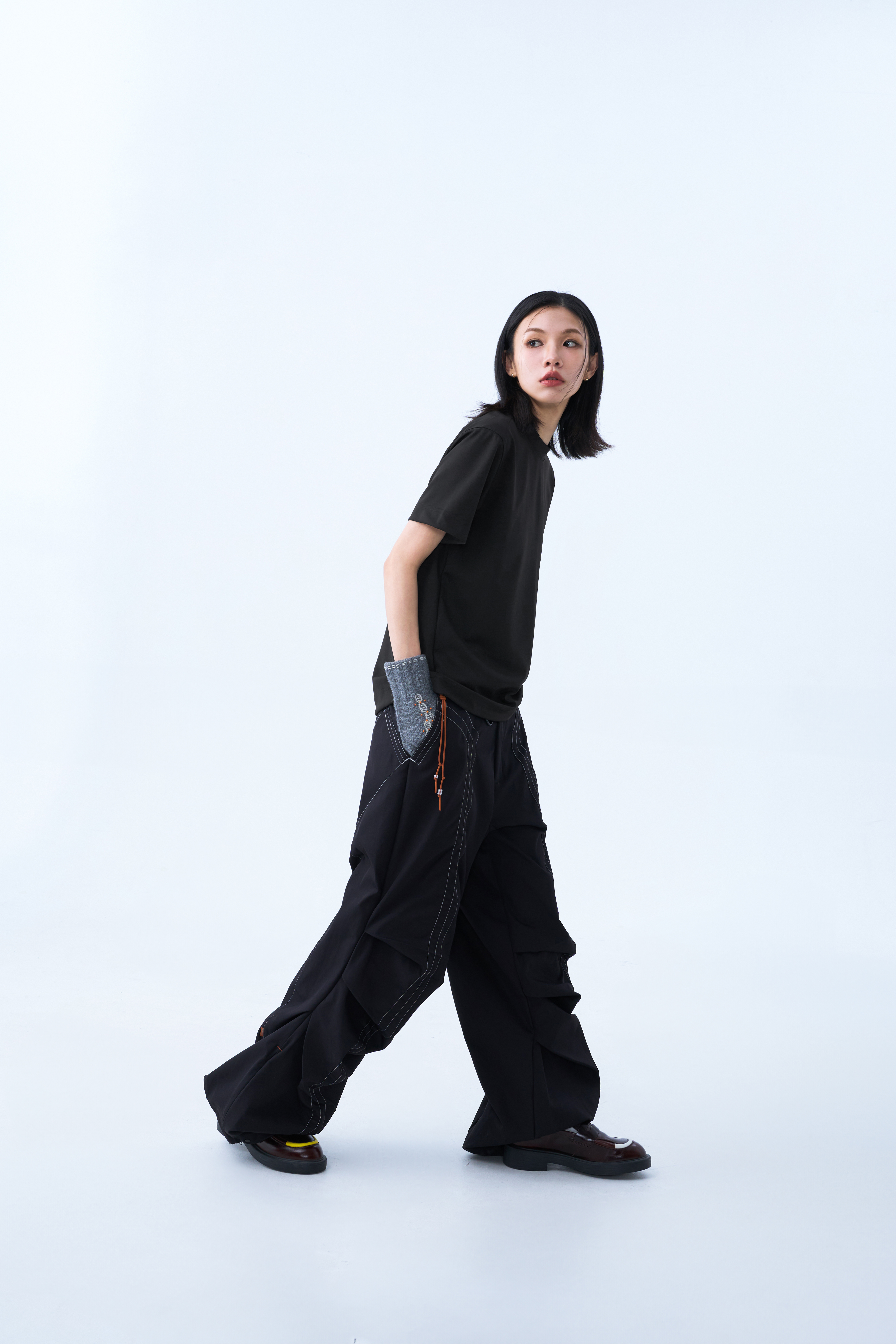 GOOPiMADE SND3 - Tech SiLhouette Tee - Black