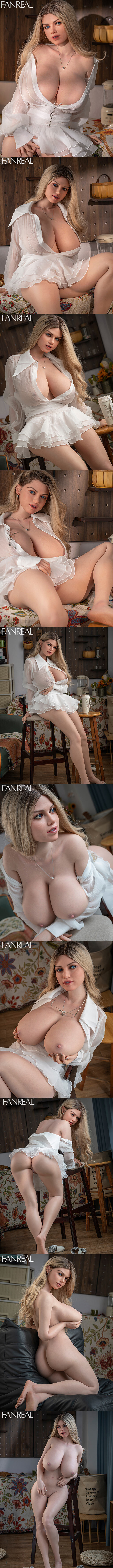 FANREAL 166cm J胸 Maria 深膚 擬真矽膠娃娃 凡瑞 silicone sex doll