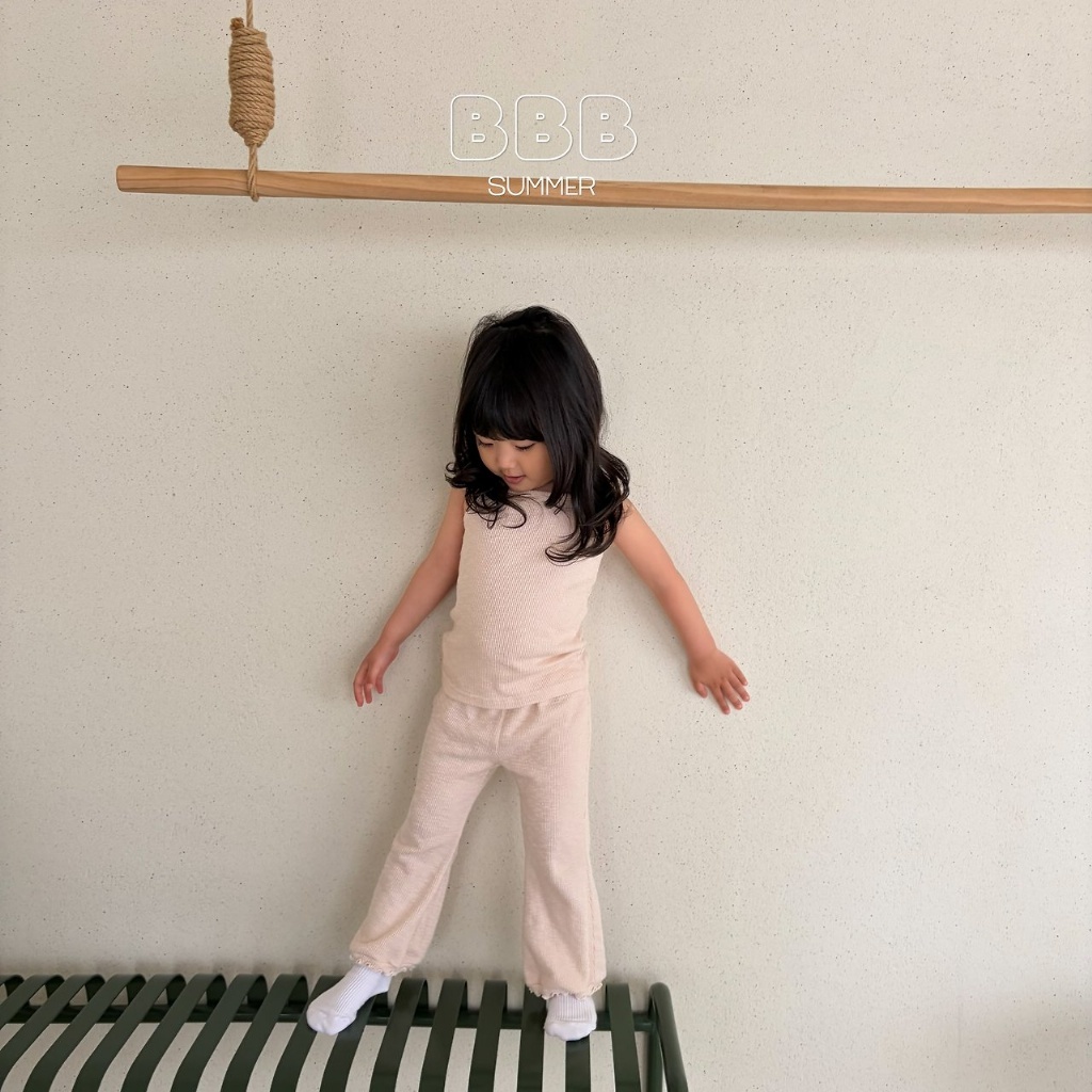 正韓夏bella_bambina 兩色捲捲背心捲捲褲套裝