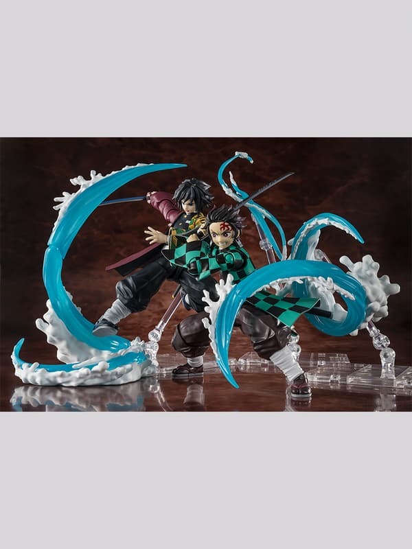 預購26/10 S.H.Figuarts 代理版 S.H.F. 鬼滅之刃 竈門炭治郎&富岡義勇 水之呼吸特效配件套組