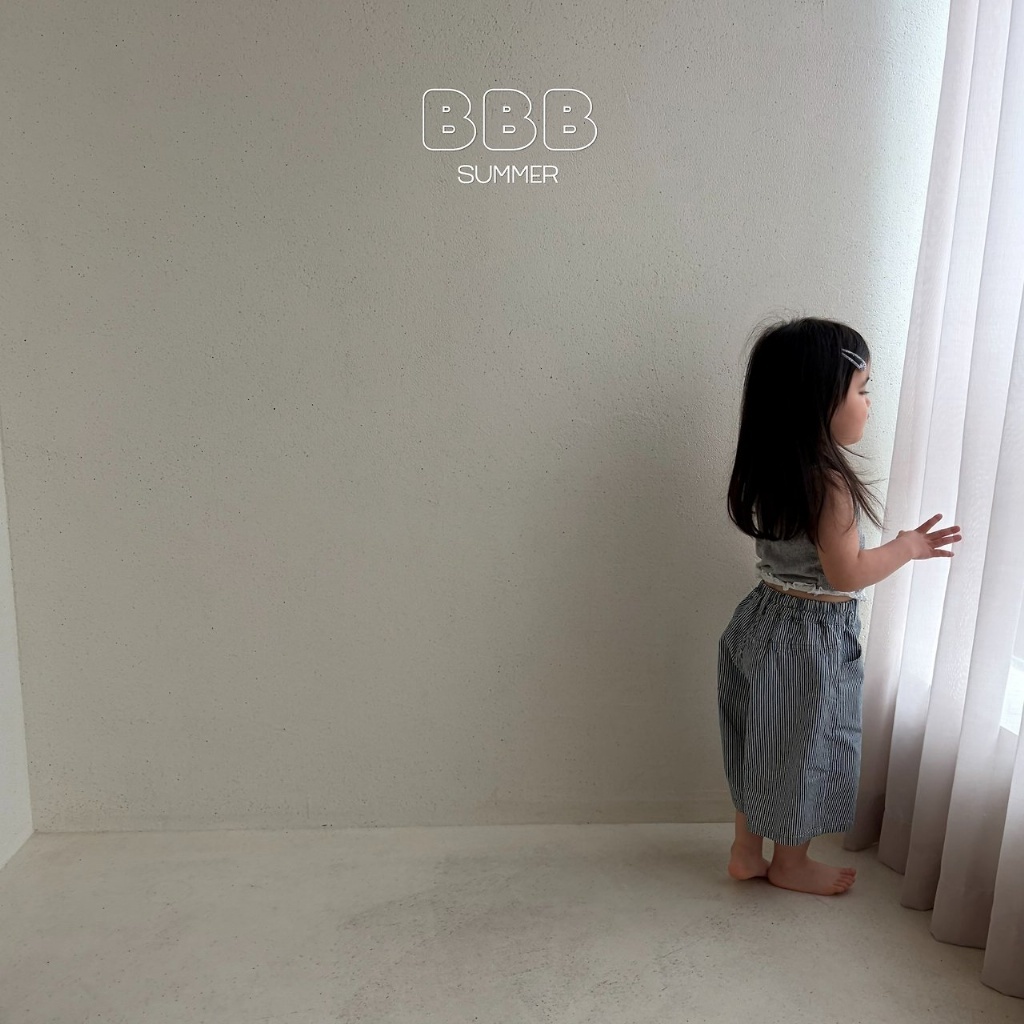 正韓夏bella_bambina 直條七分寬褲