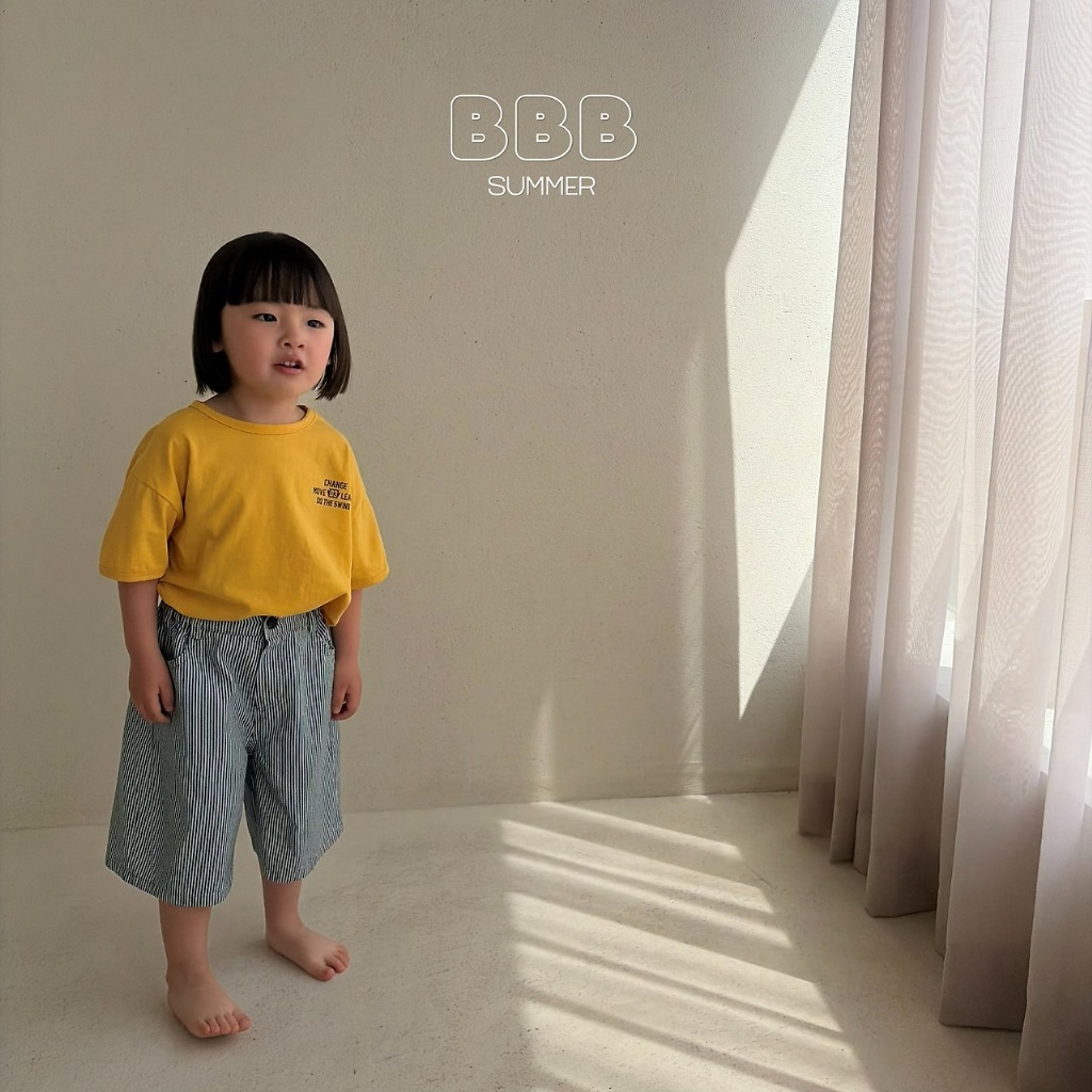 正韓夏bella_bambina 直條七分寬褲