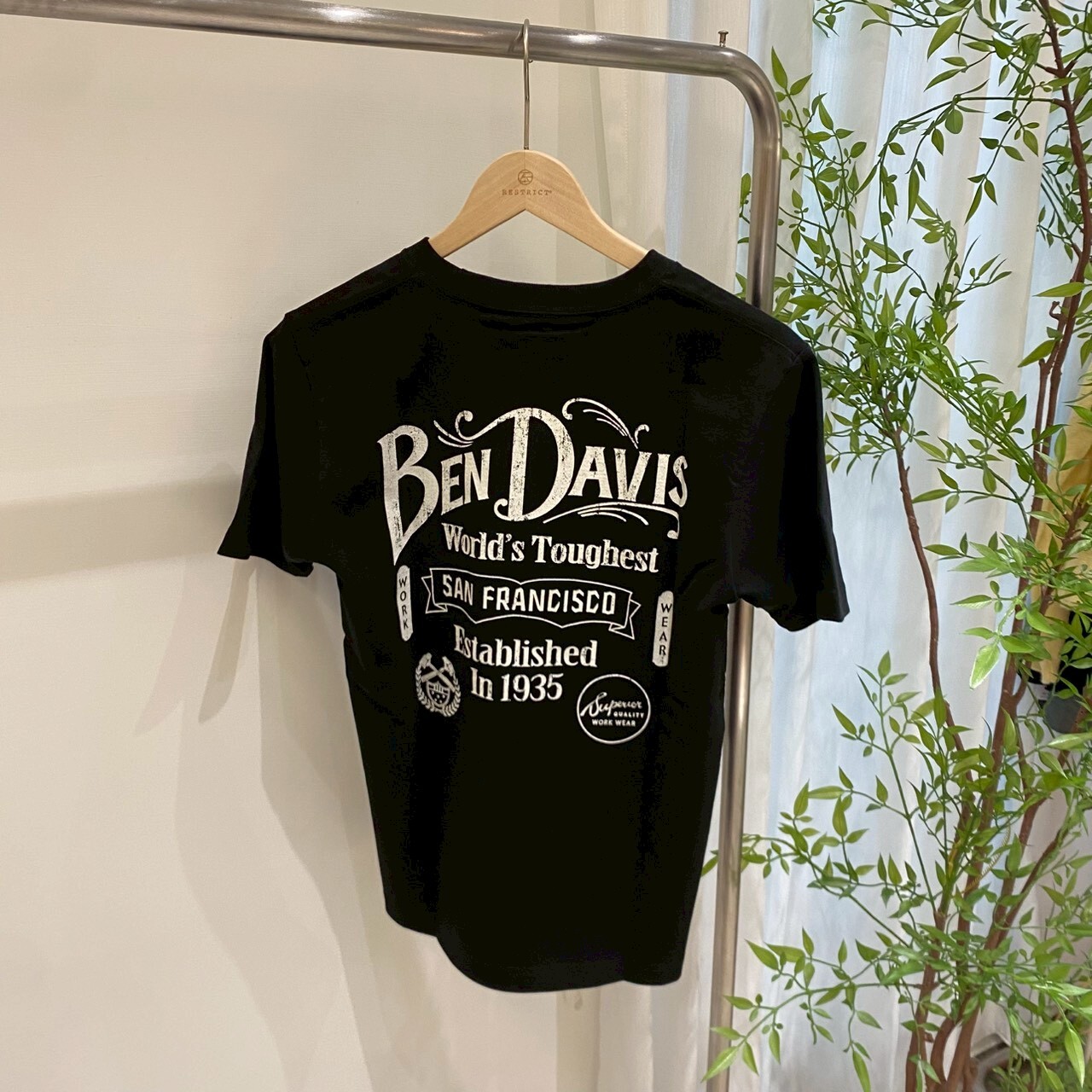 Ben Davis 經典標語印花短 T C-26580001
