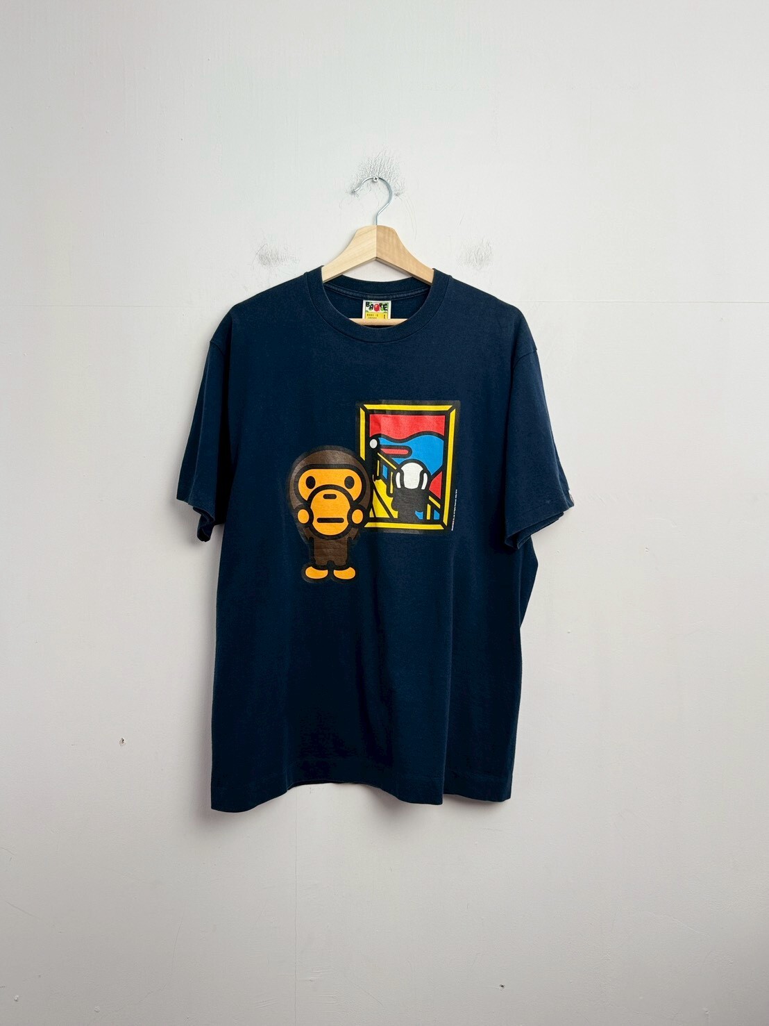 BAPE Baby Milo Scream TEE SIZE L