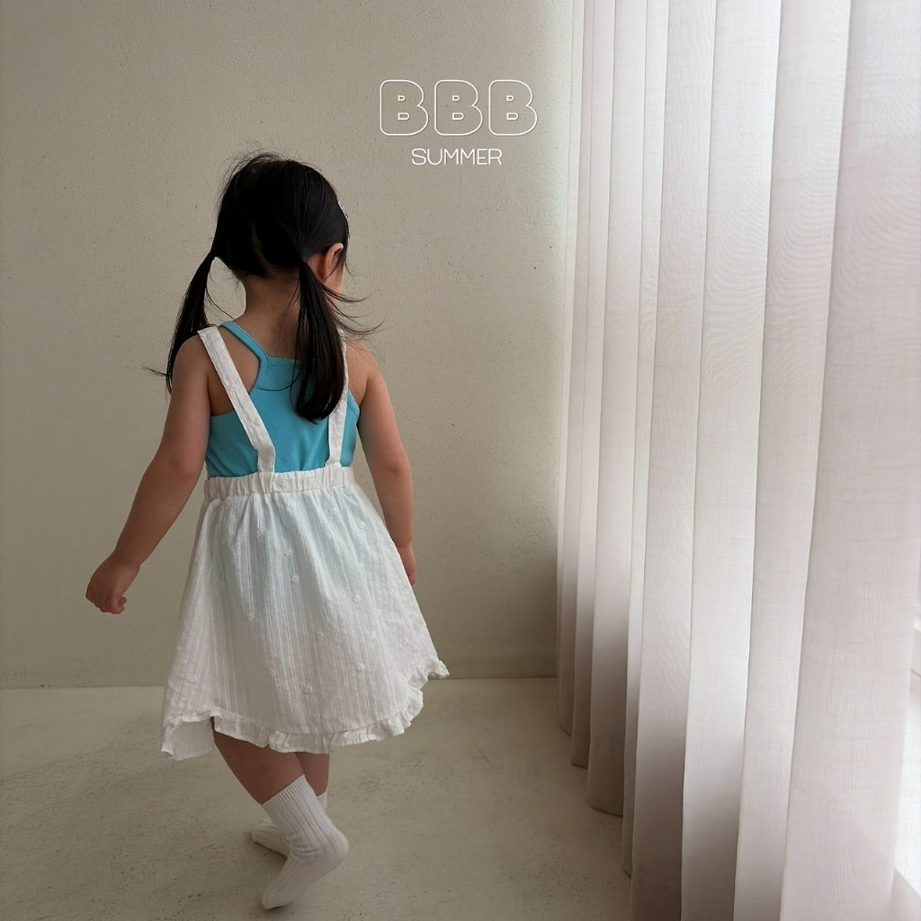 正韓夏bella_bambina 清新小白花洋裝