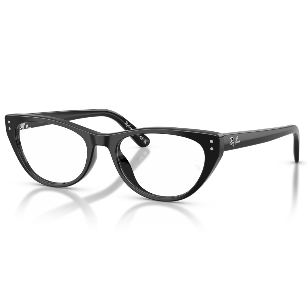 【RayBan】RB5449D 2000-54mm 光學眼鏡(黑色)♦