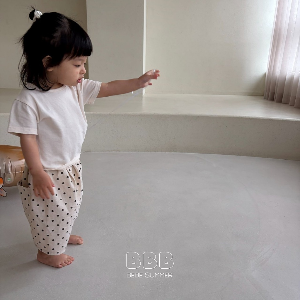 正韓夏bella_bambina 嫩嬰/小童三色素色上衣