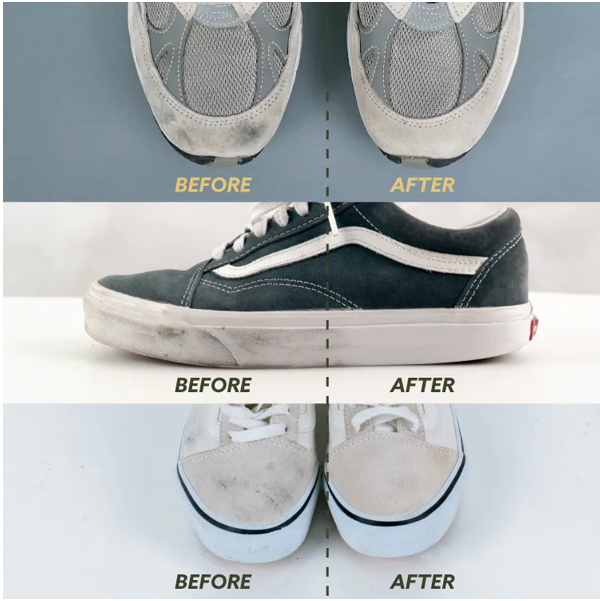 防御工事專業麂皮清潔三件組實測前後差異
