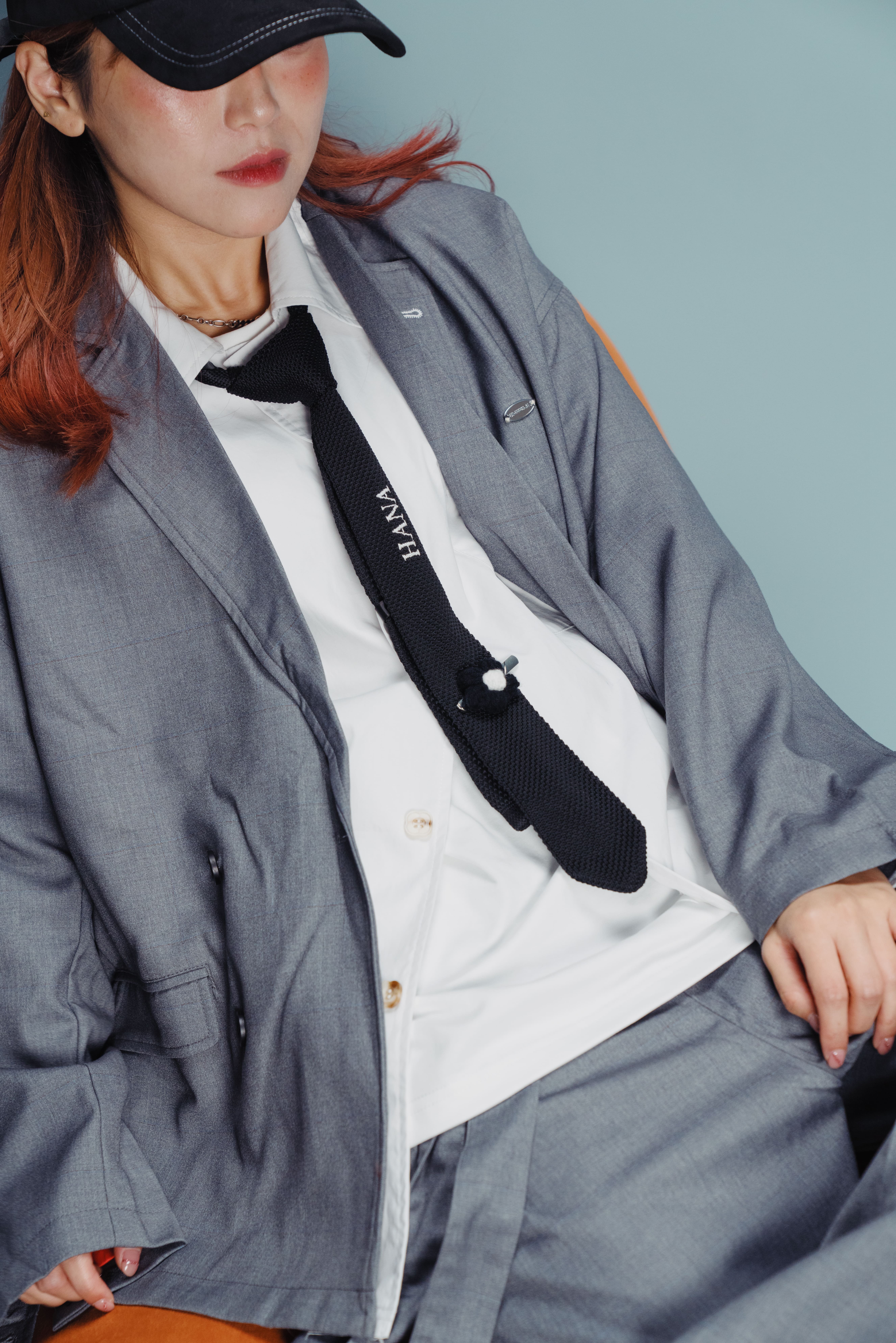 HANA Woven Tie｜Black｜Hong Kong Original Design