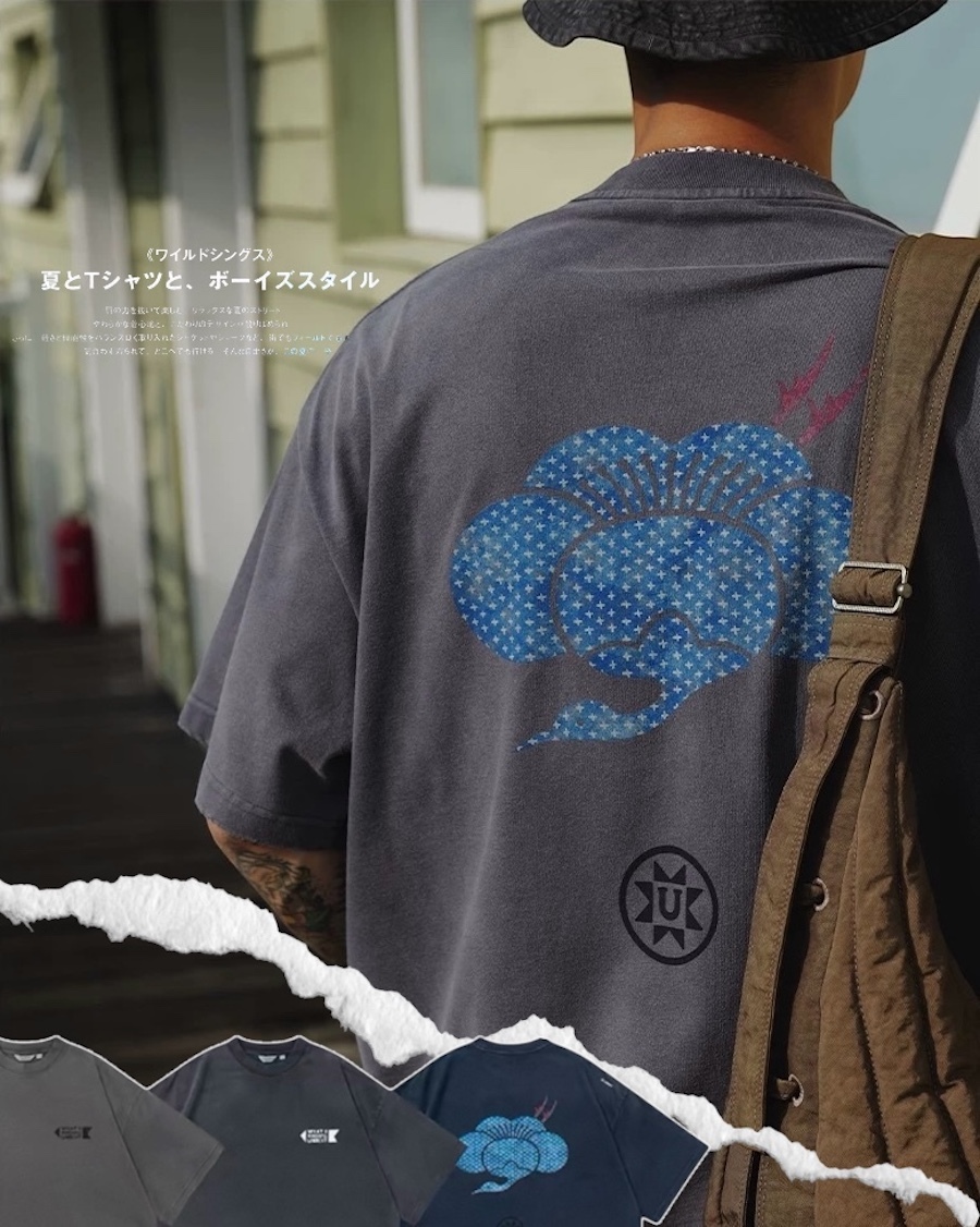 |限時收單|UNBENT 水洗圖案 廓形Logo Tee