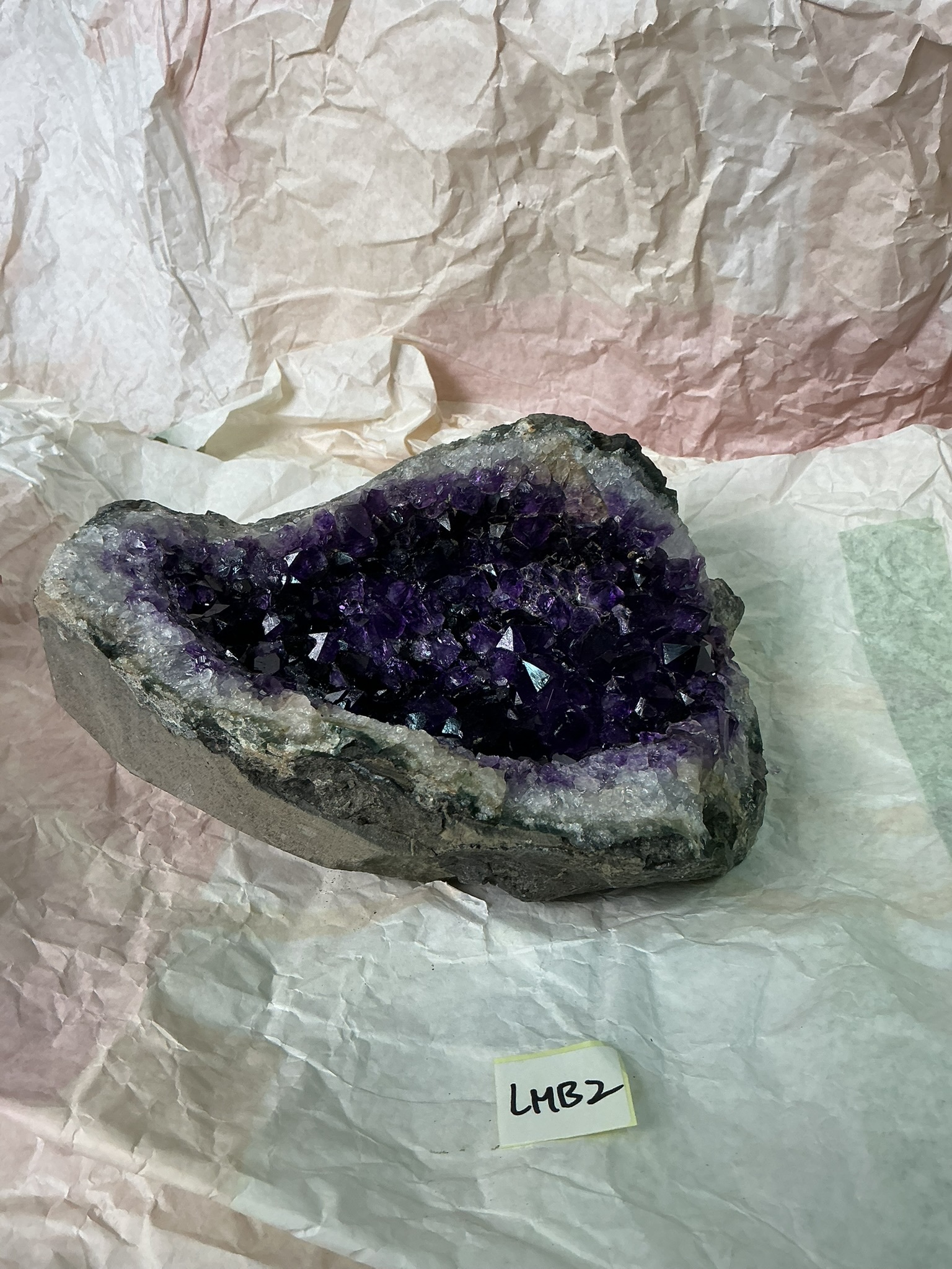 ZB347 LMB2 水晶聚寶盆 1.6-2.3kg