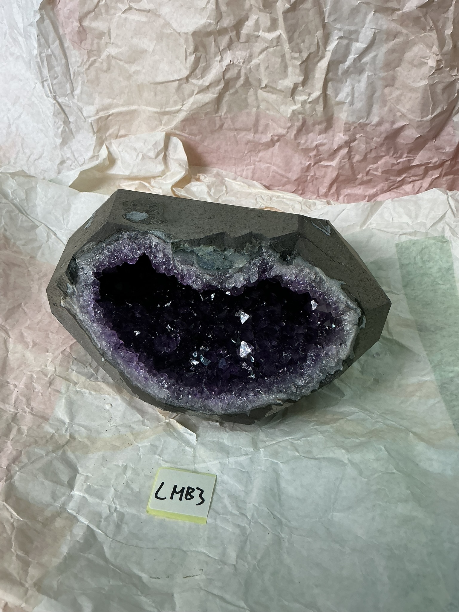 ZB348 LMB3 水晶聚寶盆 1.6-2.3kg