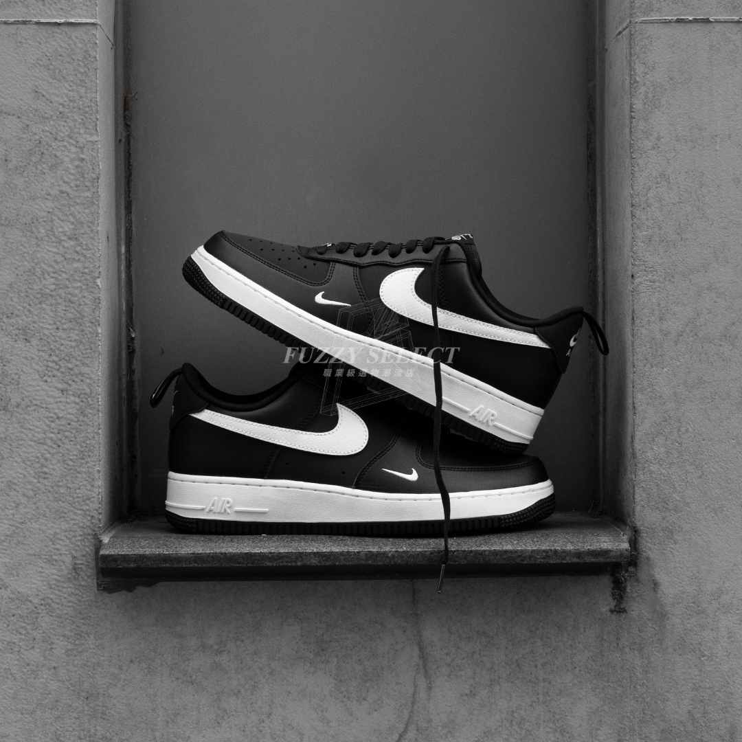 【逢甲 FUZZY】Nike Air Force 1 "Carbon Fiber" 黑白 小勾 IR5599-001
