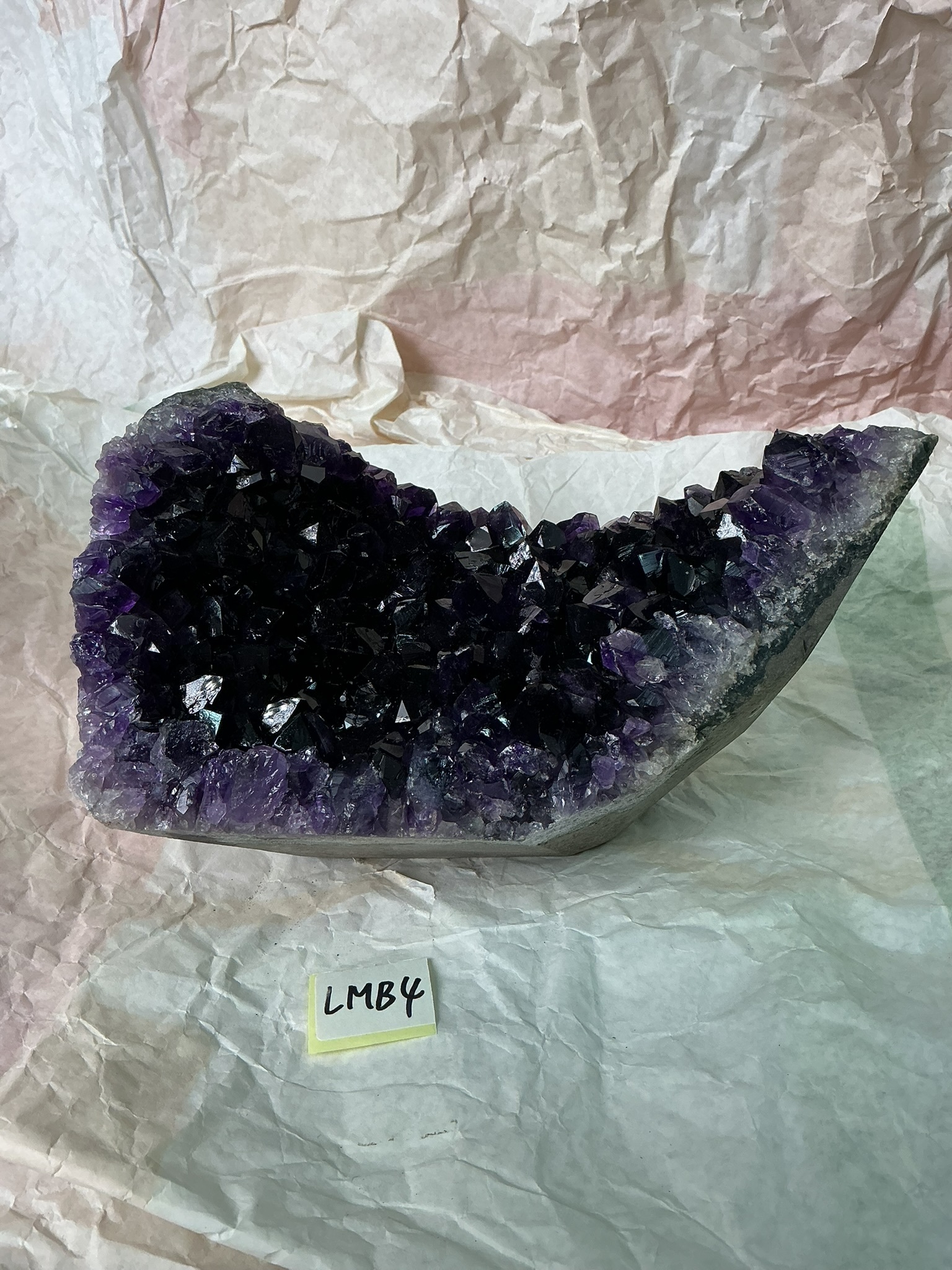 ZB349 LMB4 水晶聚寶盆 1.6-2.3kg