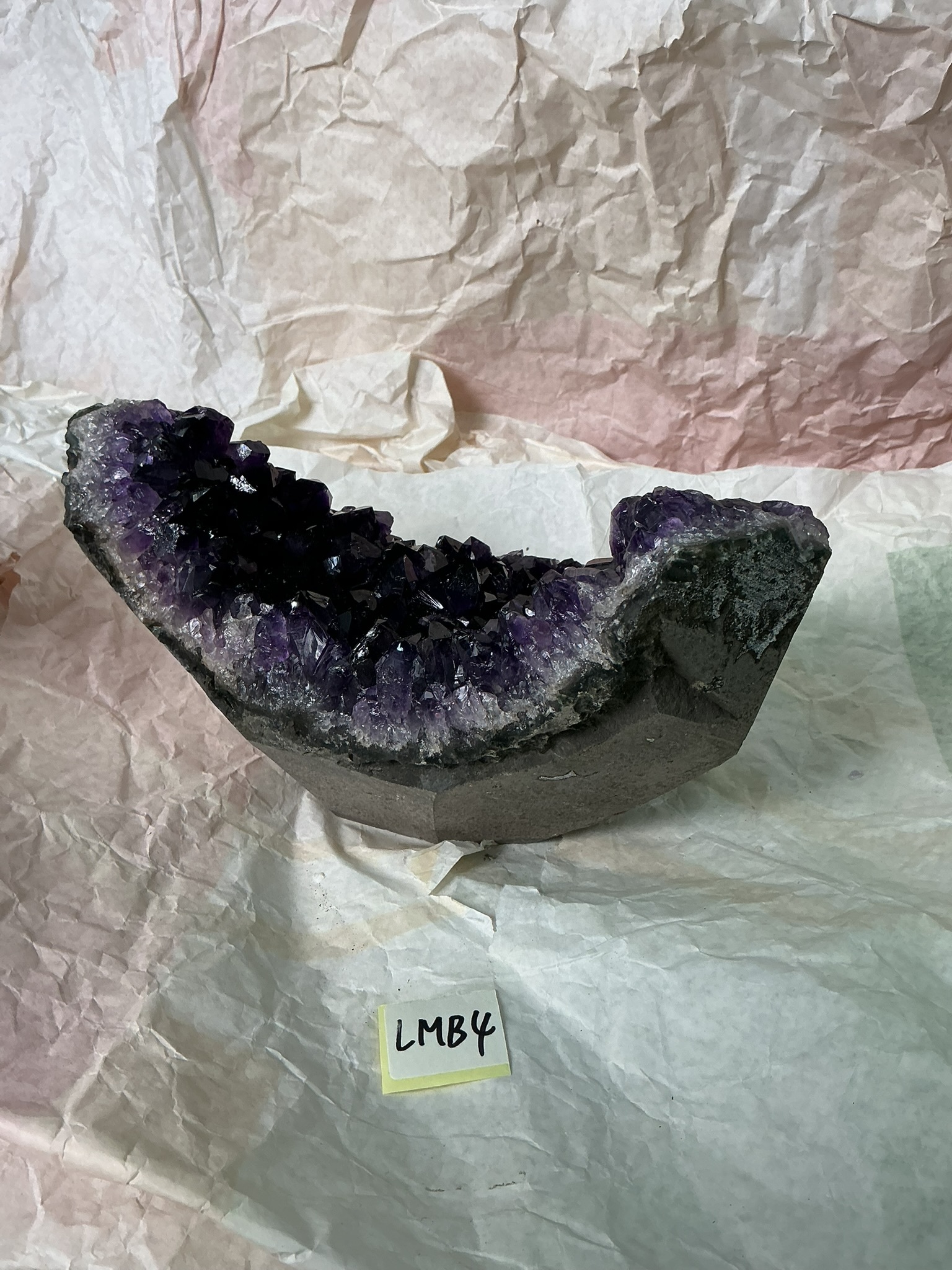 ZB349 LMB4 水晶聚寶盆 1.6-2.3kg