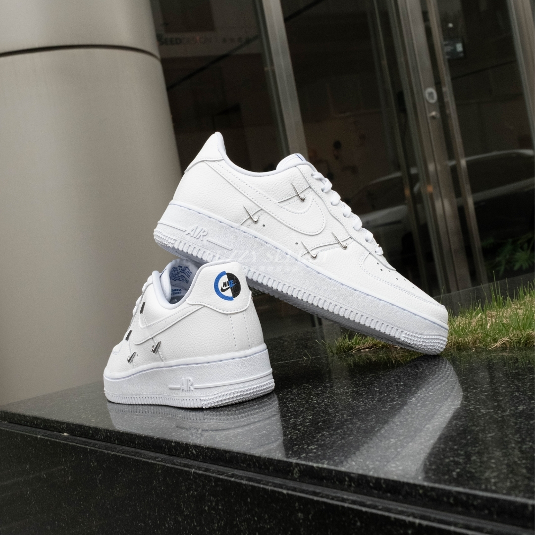 【逢甲 FUZZY】W Nike Air Force 1 "White" 四小勾 泫雅 白銀 CT1990-100