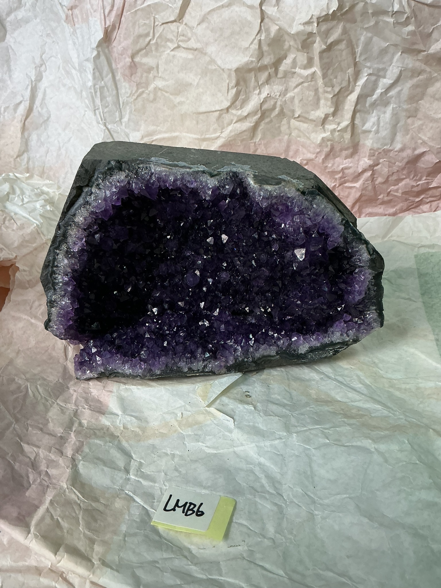 ZB351 LMB6 水晶聚寶盆 1.6-2.3kg