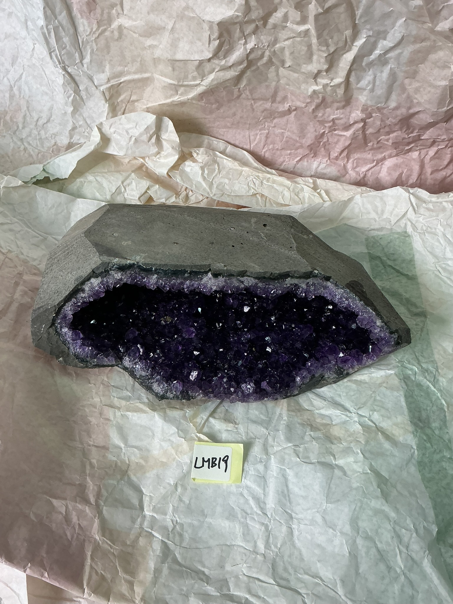 ZB364 LMB19 水晶聚寶盆 1.6-2.3kg